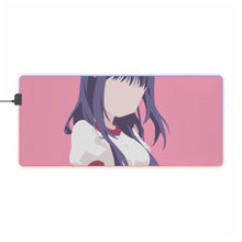 Load image into Gallery viewer, hibari anne happy minimalist RGB LED Mouse Pad (Desk Mat)
