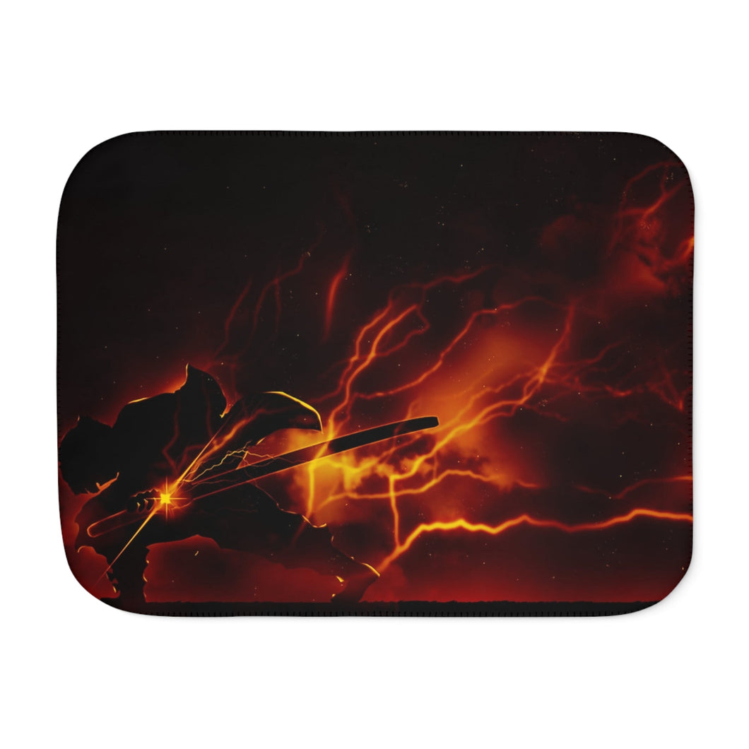 Anime Demon Slayer: Kimetsu no Yaiba Sherpa Blanket