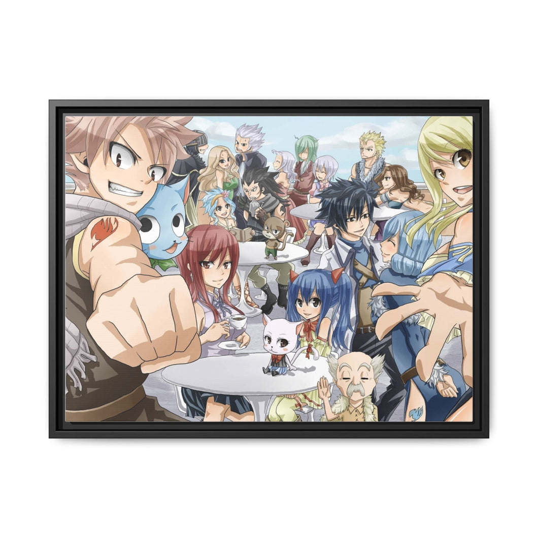 Anime Fairy Tail Canvas Framed Art Print