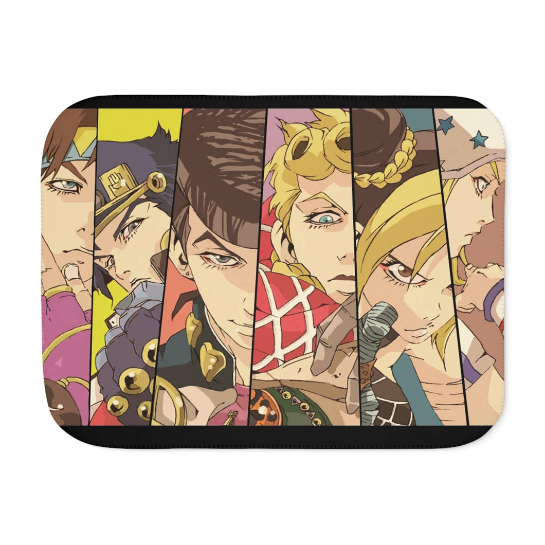 Anime Jojo's Bizarre Adventurer Sherpa Blanket