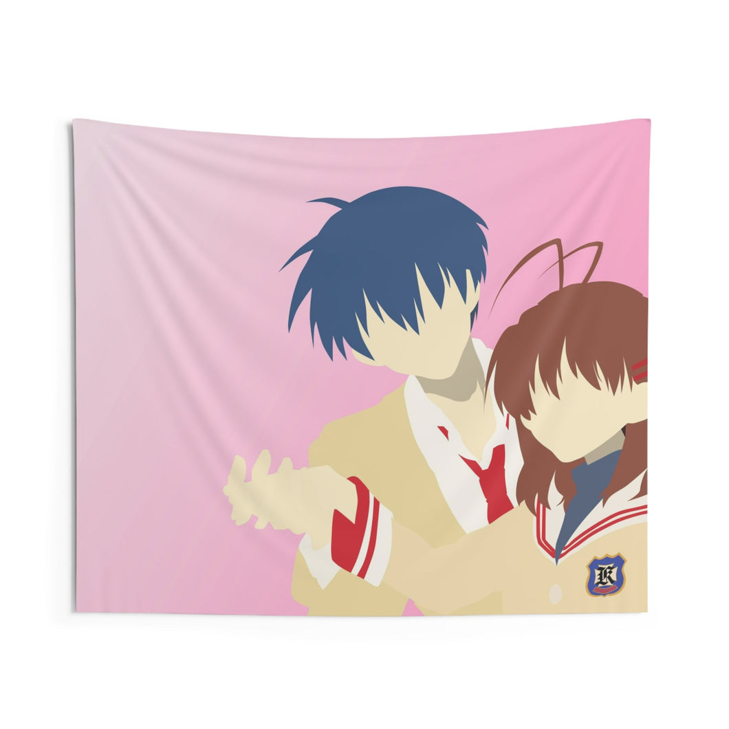 Clannad Tomoya Okazaki, Nagisa Furukawa Indoor Wall Tapestry