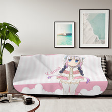 Load image into Gallery viewer, Miss Kobayashi&#39;s Dragon Maid Sherpa Blanket
