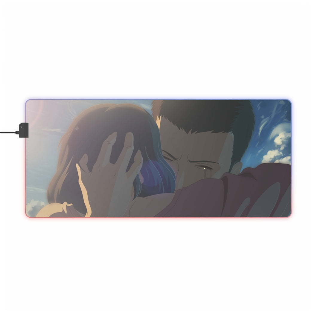 The Garden Of Words RGB LED Mouse Pad (Desk Mat)