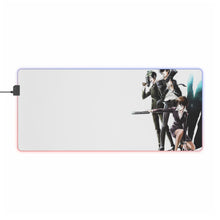 Load image into Gallery viewer, Psycho-Pass Akane Tsunemori, Nobuchika Ginoza RGB LED Mouse Pad (Desk Mat)
