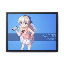 Load image into Gallery viewer, Nao Tomori holding a camera Canvas Framed Art Print
