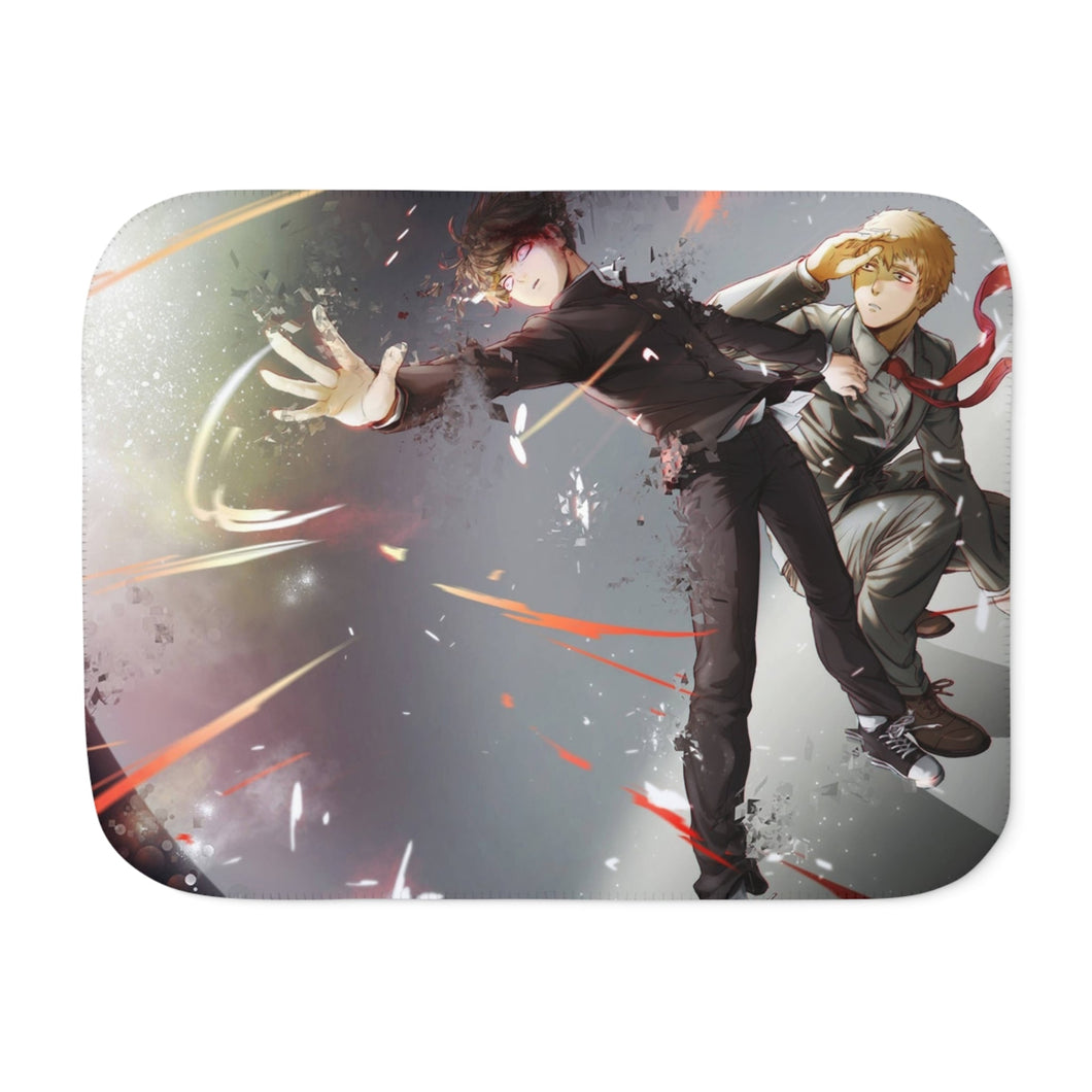 Mob Psycho 100 Arataka Reigen, Shigeo Kageyama Sherpa Blanket