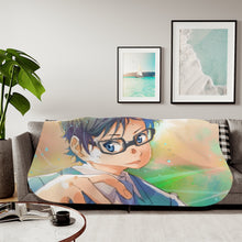 Load image into Gallery viewer, Kousei Arima Sherpa Blanket
