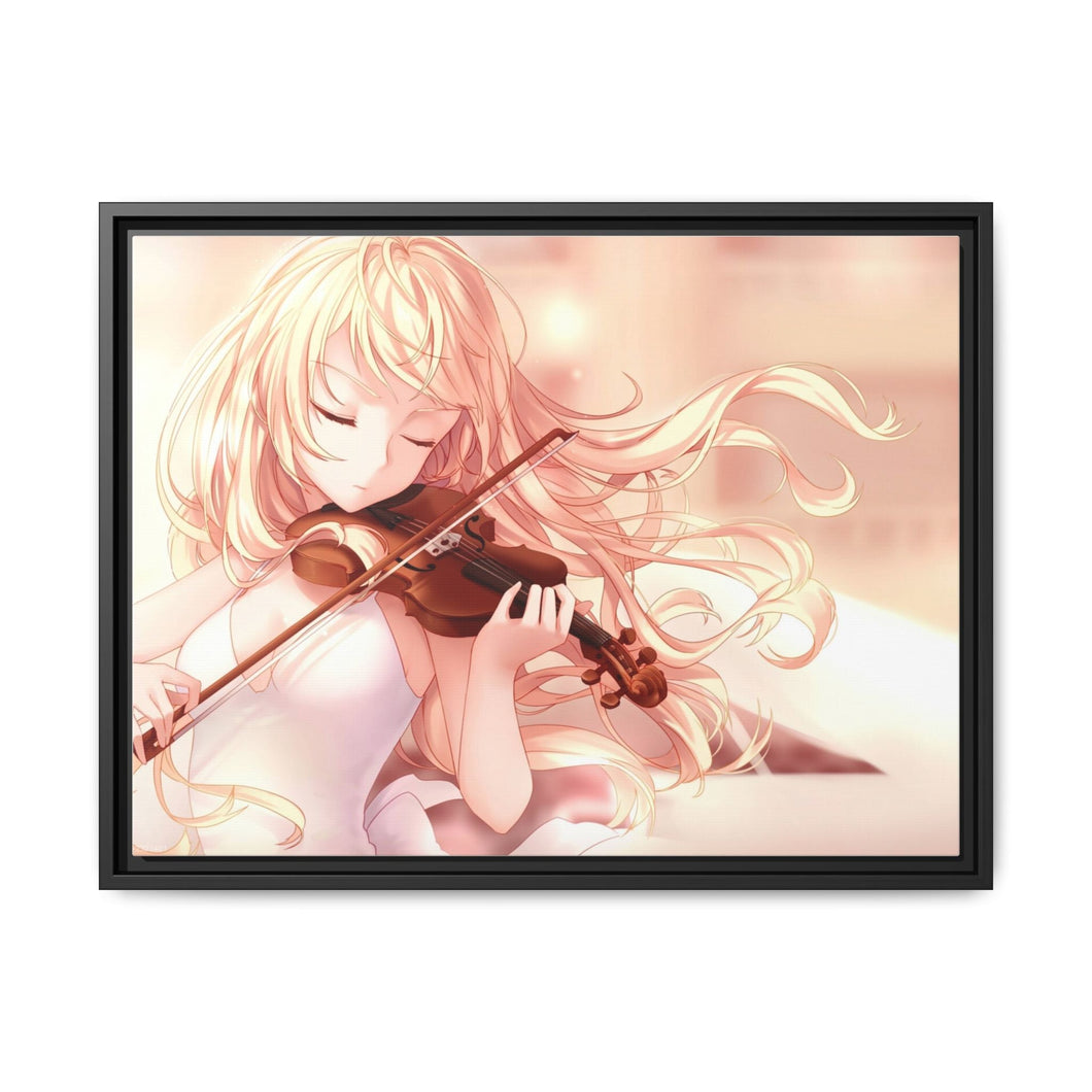 Anime Your Lie in April Canvas Framed Art Print