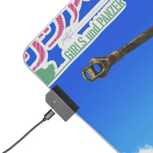 Load image into Gallery viewer, Girls und Panzer RGB LED Mouse Pad (Desk Mat)
