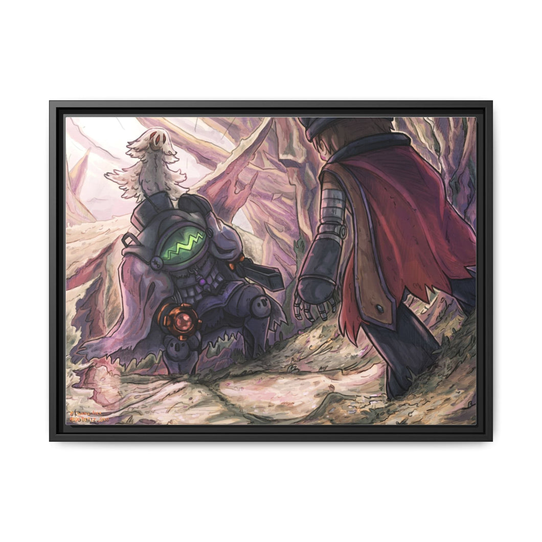 Anime Made In Abyss Canvas Framed Art Print