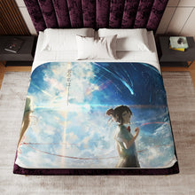 Load image into Gallery viewer, Your Name. Sherpa Blanket

