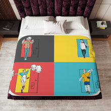 Load image into Gallery viewer, Anime Jujutsu Kaisen Sherpa Blanket
