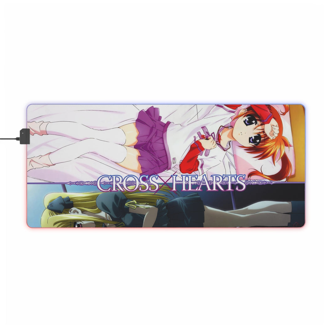 Magical Girl Lyrical Nanoha RGB LED Mouse Pad (Desk Mat)
