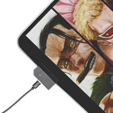 Load image into Gallery viewer, One Piece Franky, Jinbe RGB LED Mouse Pad (Desk Mat)
