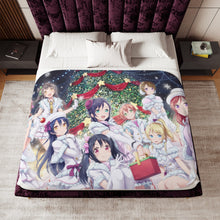 Load image into Gallery viewer, Love Live! Maki Nishikino, Kotori Minami, Umi Sonoda, Honoka Kousaka, Rin Hoshizora Sherpa Blanket
