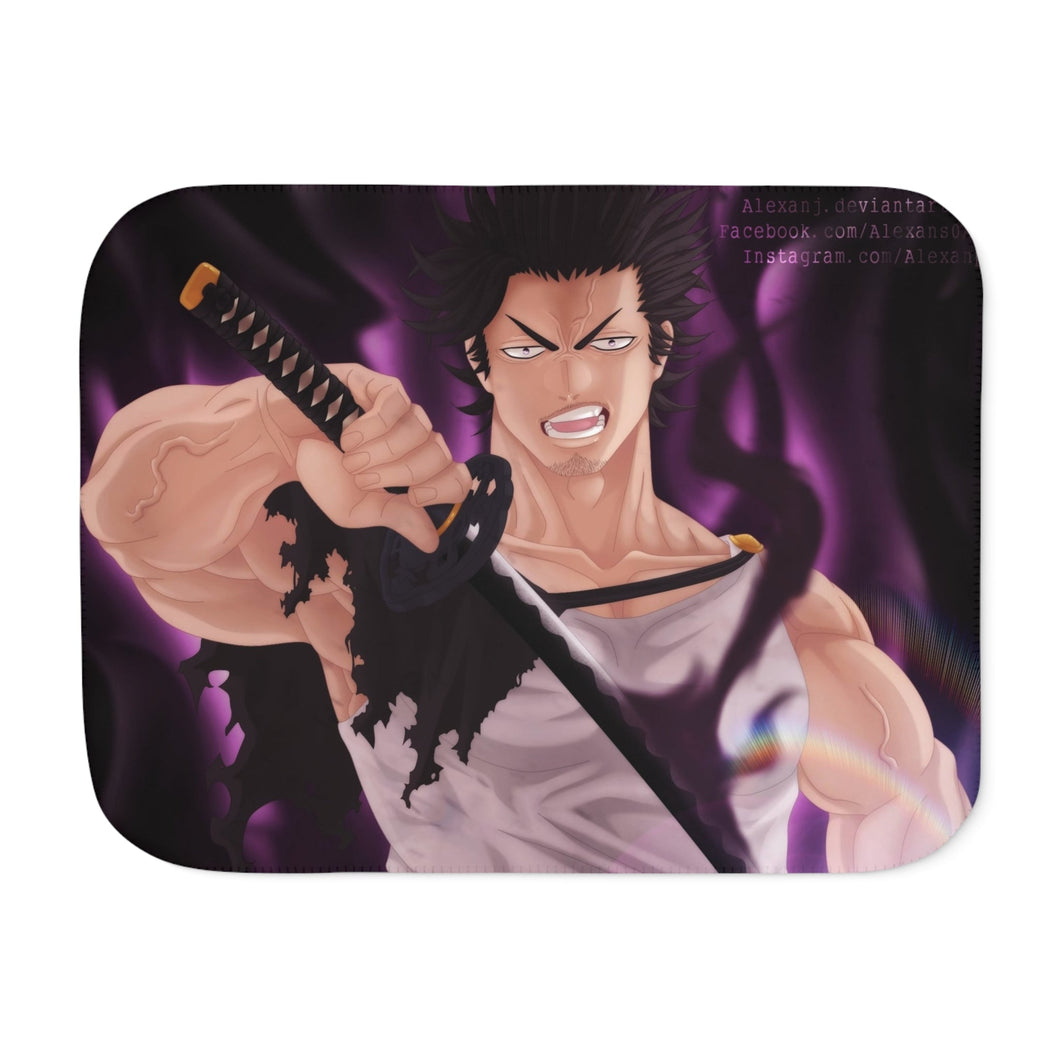Black Clover Yami Sukehiro Sherpa Blanket