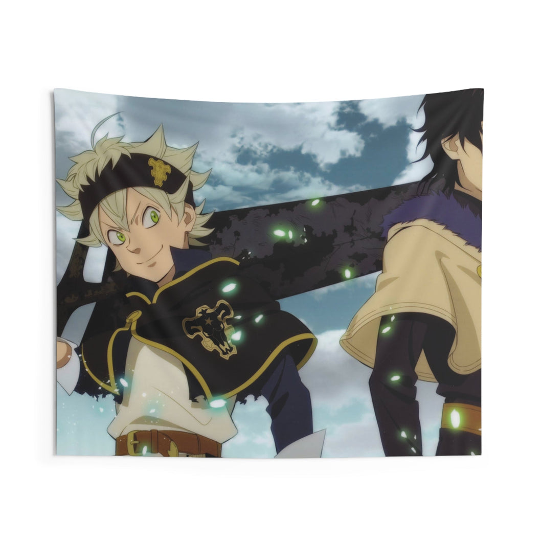 Black Clover Asta, Yuno Indoor Wall Tapestry