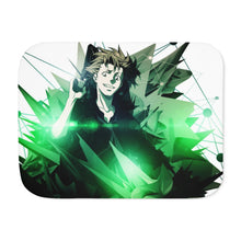 Load image into Gallery viewer, Shuusei Kagari Smirk Sherpa Blanket
