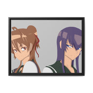 Highschool Of The Dead Canvas Framed Art Print