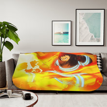 Load image into Gallery viewer, Fire Force Shinra Kusakabe Sherpa Blanket
