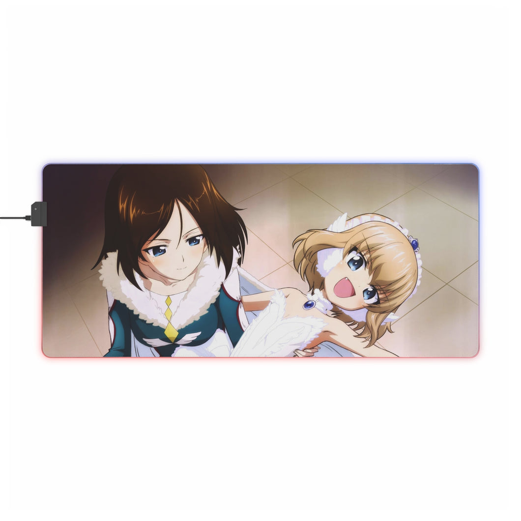 Girls und Panzer RGB LED Mouse Pad (Desk Mat)