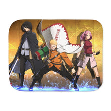 Load image into Gallery viewer, Anime Boruto Sherpa Blanket
