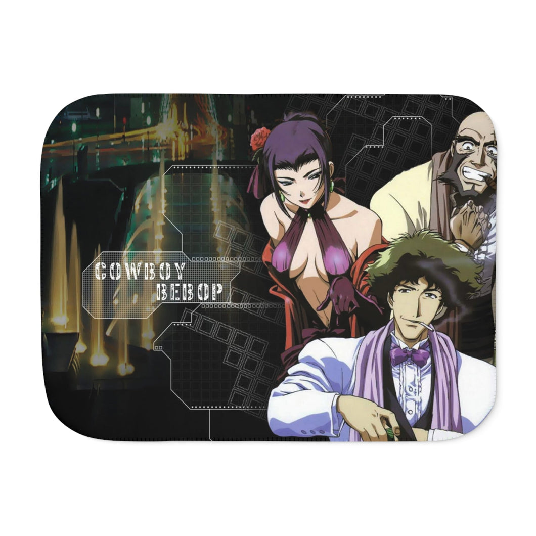 Anime Cowboy Bebopr Sherpa Blanket