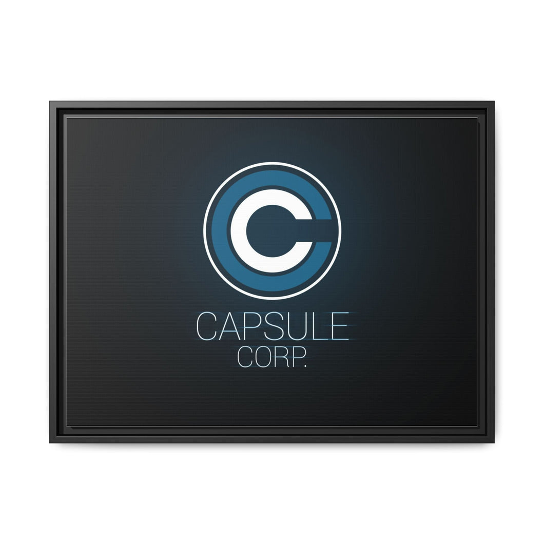 Capsule Corporation Canvas Framed Art Print