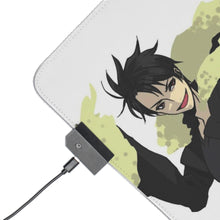 Load image into Gallery viewer, Durarara!! Izaya Orihara RGB LED Mouse Pad (Desk Mat)
