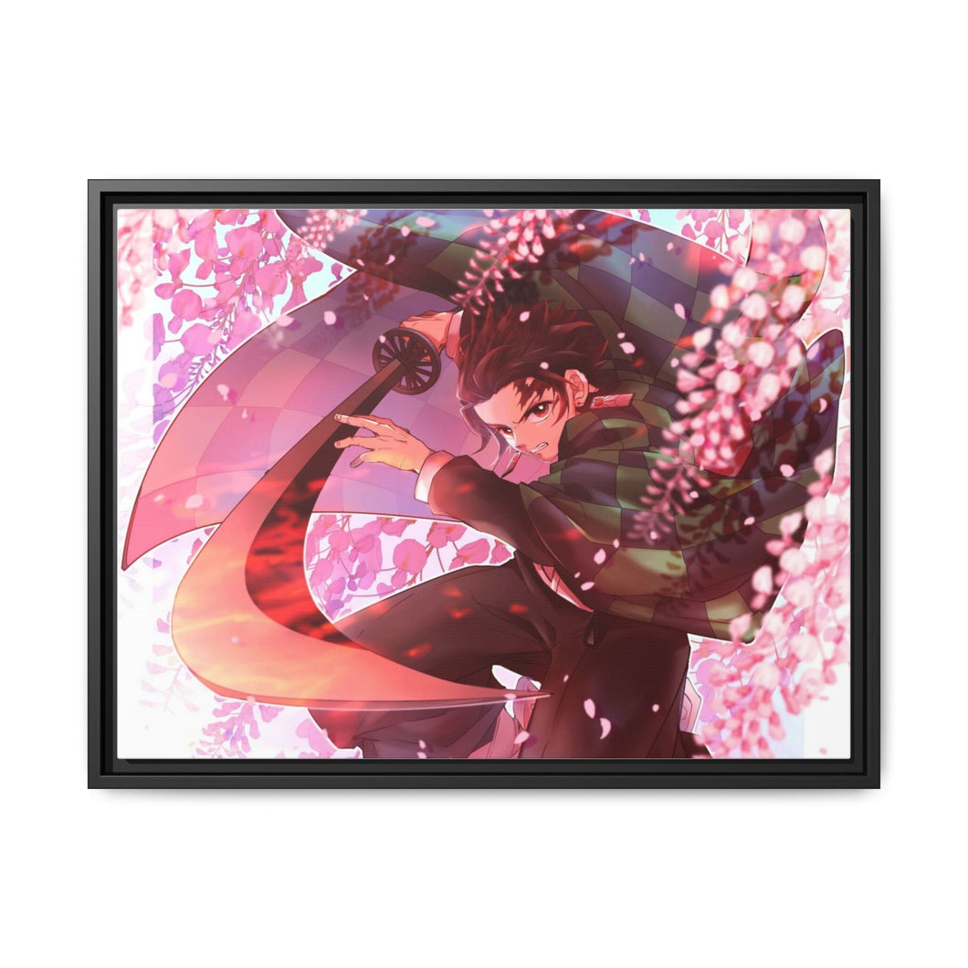 Anime Demon Slayer: Kimetsu no Yaiba Canvas Framed Art Print