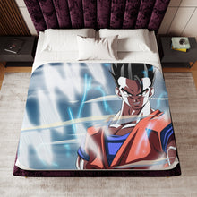 Load image into Gallery viewer, Mystic Gohan Sherpa Blanket
