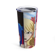 Load image into Gallery viewer, Fairy Tail Natsu Dragneel, Erza Scarlet, Gray Fullbuster, Lucy Heartfilia, Wendy Marvell Tumbler 20oz
