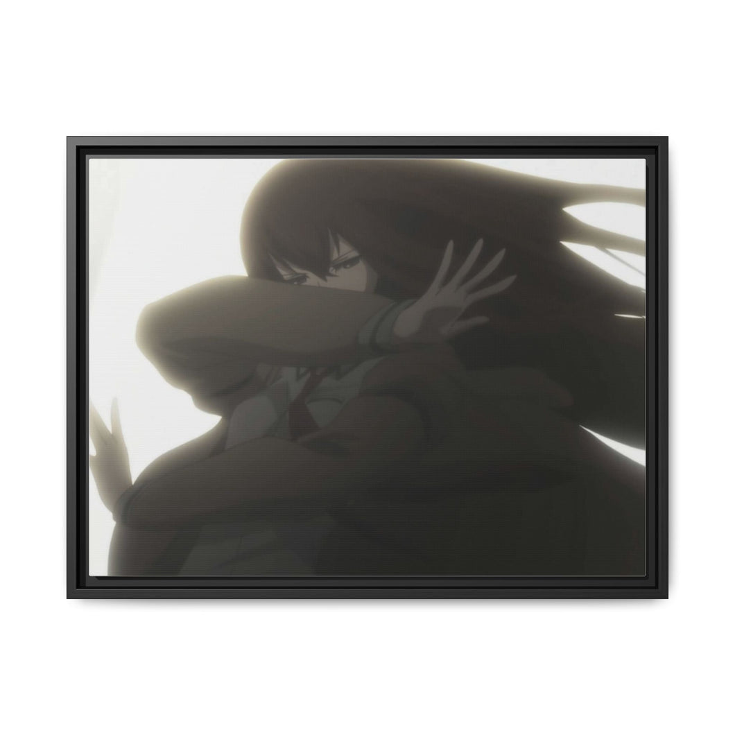 Makise Kurisu Canvas Framed Art Print