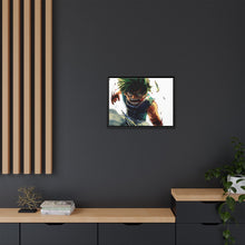 Load image into Gallery viewer, My Hero Academia Izuku Midoriya Canvas Framed Art Print
