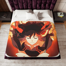 Load image into Gallery viewer, Anime Kill La Kill Sherpa Blanket
