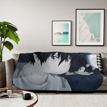Load image into Gallery viewer, Rin Okumura and Kuro Sherpa Blanket
