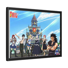 Load image into Gallery viewer, Fairy Tail Natsu Dragneel, Erza Scarlet, Gray Fullbuster, Lucy Heartfilia, Juvia Lockser Canvas Framed Art Print
