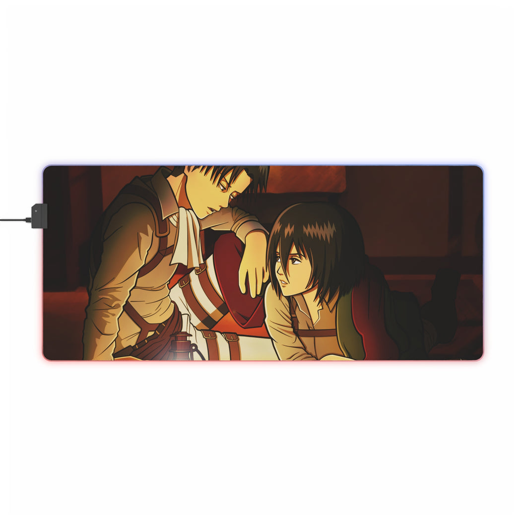 Anime Attack On Titan RGB LED Mouse Pad (Desk Mat)