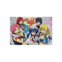 Load image into Gallery viewer, Fairy Tail Natsu Dragneel, Erza Scarlet, Gray Fullbuster, Lucy Heartfilia, Happy Rug
