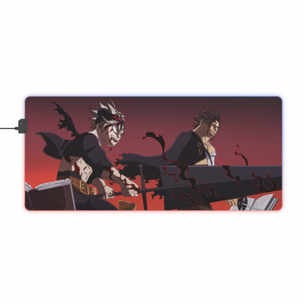 Anime Black Clover RGB LED Mouse Pad (Desk Mat)
