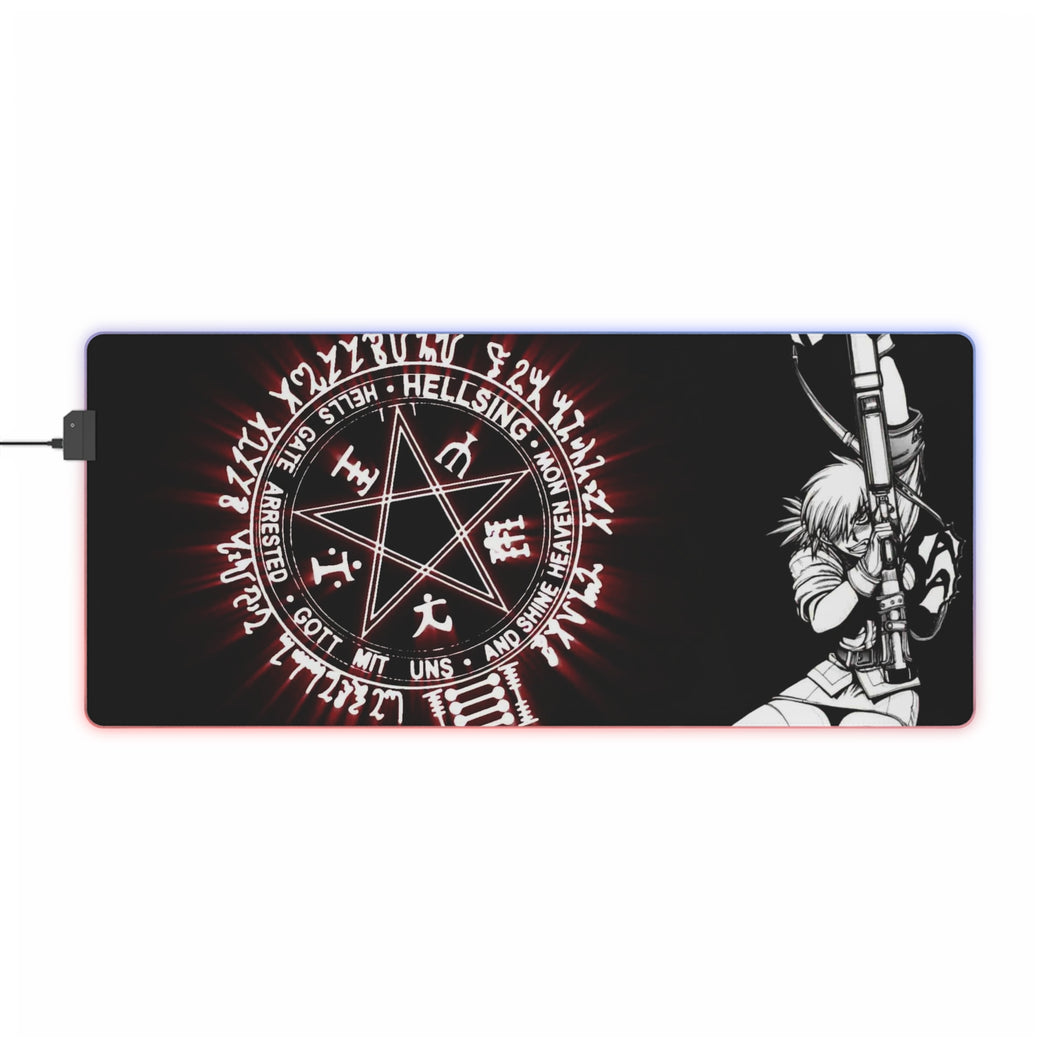 Hellsing Seras Victoria RGB LED Mouse Pad (Desk Mat)