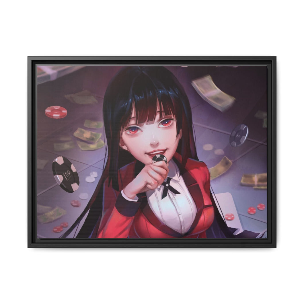 Kakegurui Yumeko Jabami Canvas Framed Art Print