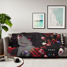 Load image into Gallery viewer, Kakegurui Yumeko Jabami Sherpa Blanket
