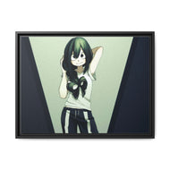 My Hero Academia Tsuyu Asui Canvas Framed Art Print