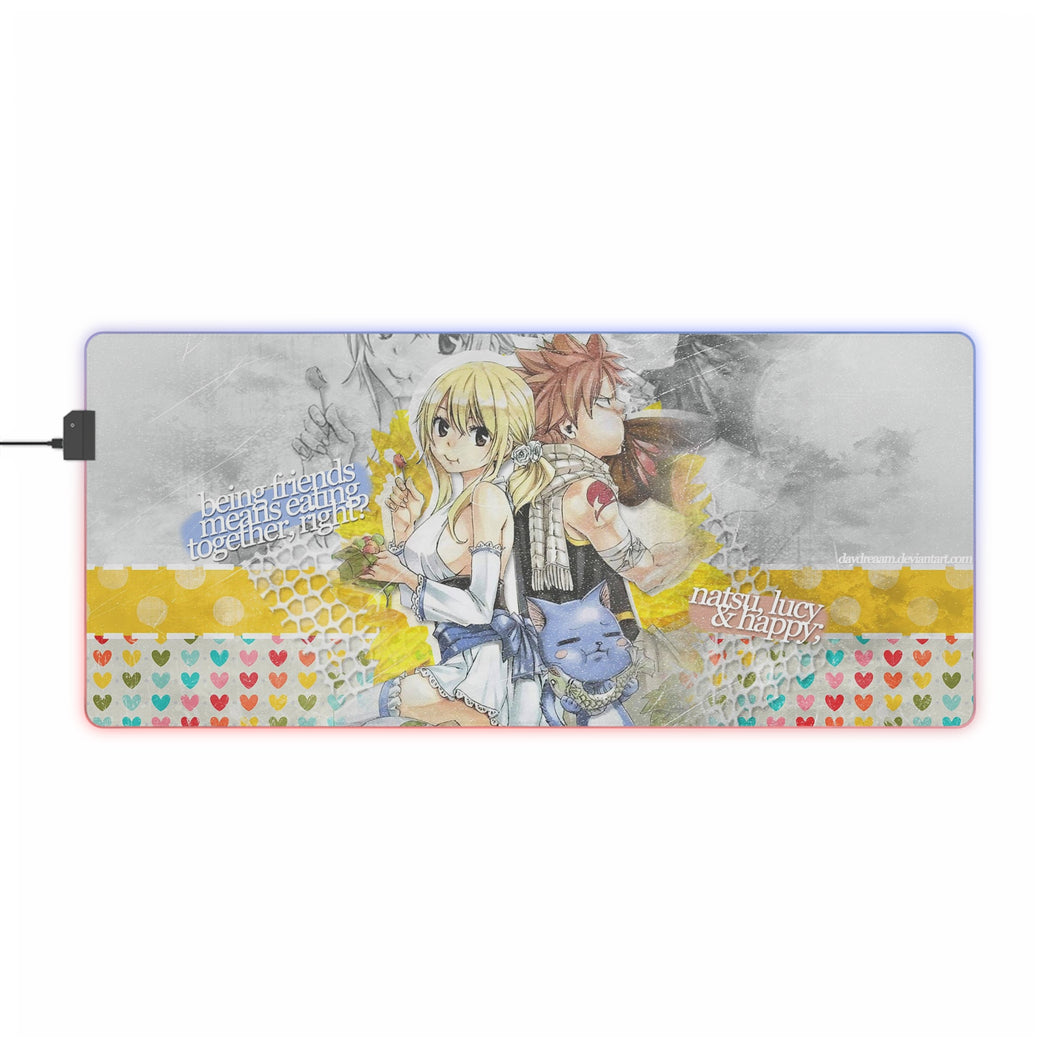 Anime Fairy Tail RGB LED Mouse Pad (Desk Mat)