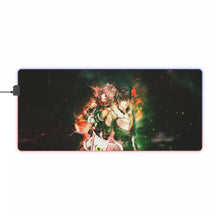 Load image into Gallery viewer, Naofumi and Raphtalia RGB LED Mouse Pad (Desk Mat)
