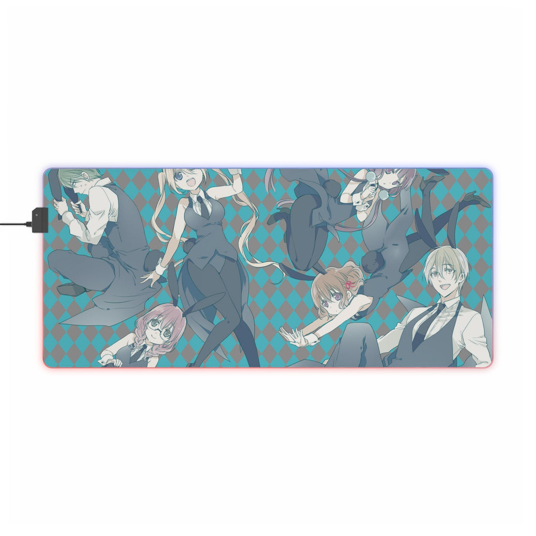 Blend S Maika Sakuranomiya, Kaho Hinata, Mafuyu Hoshikawa, Dino, Kouyou Akizuki RGB LED Mouse Pad (Desk Mat)