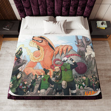 Load image into Gallery viewer, Anime Naruto Sherpa Blanket
