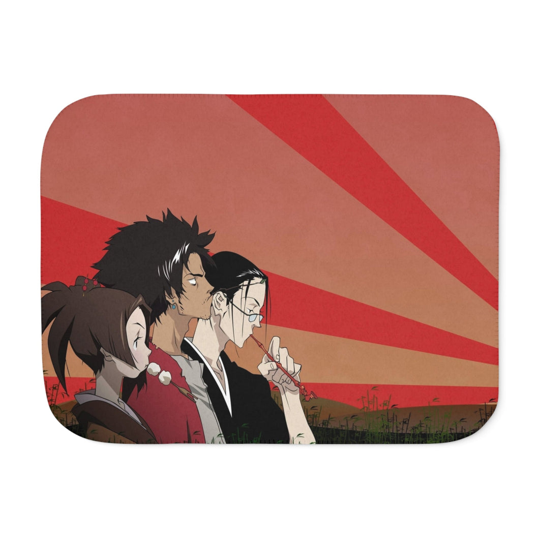 Anime Samurai Champloo Sherpa Blanket