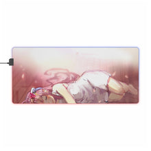 Load image into Gallery viewer, Girl lies on a floor RGB LED Mouse Pad (Desk Mat)
